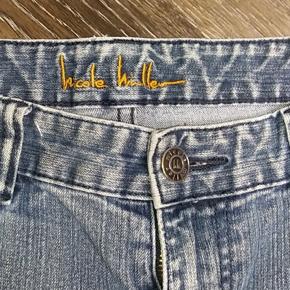 Nicole Miller Tribeca Mid Rise Straight Jean Sz 10 - Picture 3 of 7